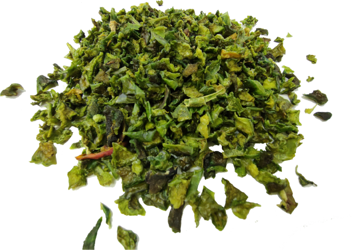 Organic Dehydrated Green Pepper Granulate